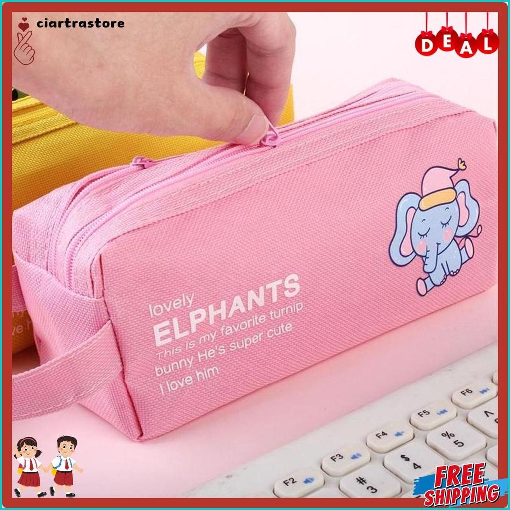 

Tempat Pensil/ Tempat Pensil & Alat Tulis Ritsleting Ganda/Dompet Pensil 2 Sleting Terlaris! Produk Ini Banyak Dicari
