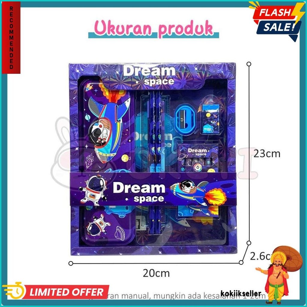 

Okeyi 6In1 Stationery Alat Tulis Anak Lucu Tempat Pensil Set Terlengkap Dan Termurah