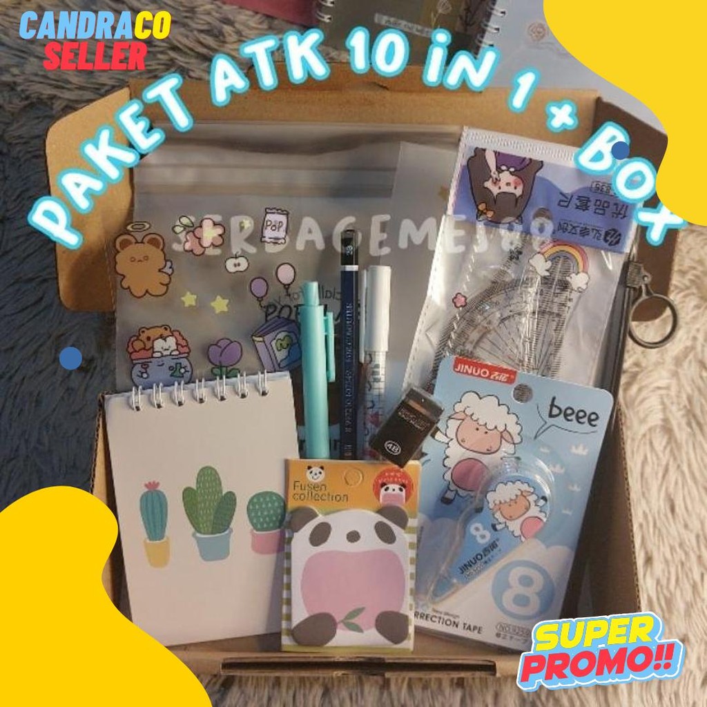 

Serbagemes88 - Set Alat Tulis Lengkap 10 In 1 Karakter Lucu / Stationery Lengkap Terlengkap Dan Termurah