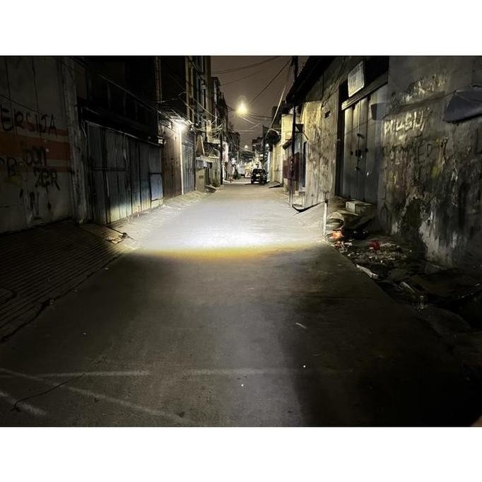 PROJI MINI LASER LAMPU TEMBAK SQL 3 MATA Hi LOW Q9 LUMINOS 9NINE