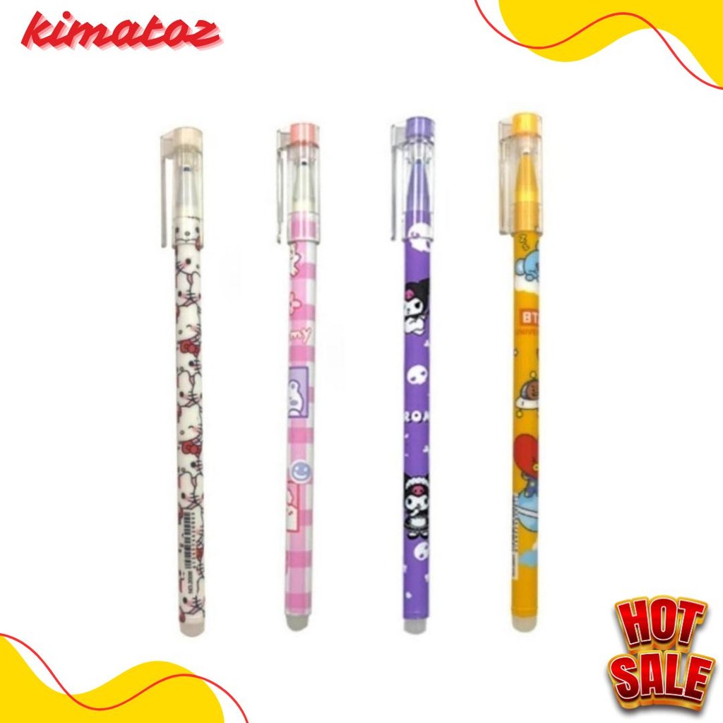 

Grosir - S5930 Pena Karakter Bisa Dihapus / Pena Hitam 12 Pcs / Erasable Gel Pen / Pulpen Erasable / Pulpen Bisa Dihapus 12 Pcs Terlengkap Dan Termurah