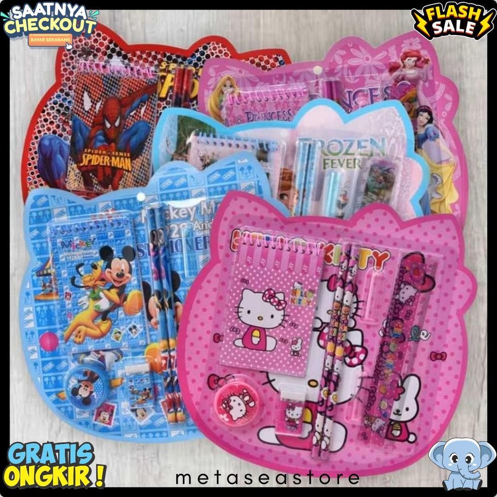 

Grosir - S5931 Stationary Set Karakter Kartun / Set Alat Tulis 8 In 1 / Set Alat Tulis Kartun Lucu / Stationery Set 8 In 1 Lucu Terlaris! Produk Ini Banyak Dicari