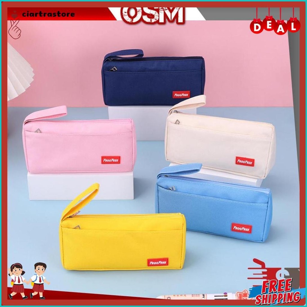 

Online Shopping Mall - S6454 Kotak Pensil Zipper Portabel / Tempat Alat Tulis Kapasitas Besar Diskon