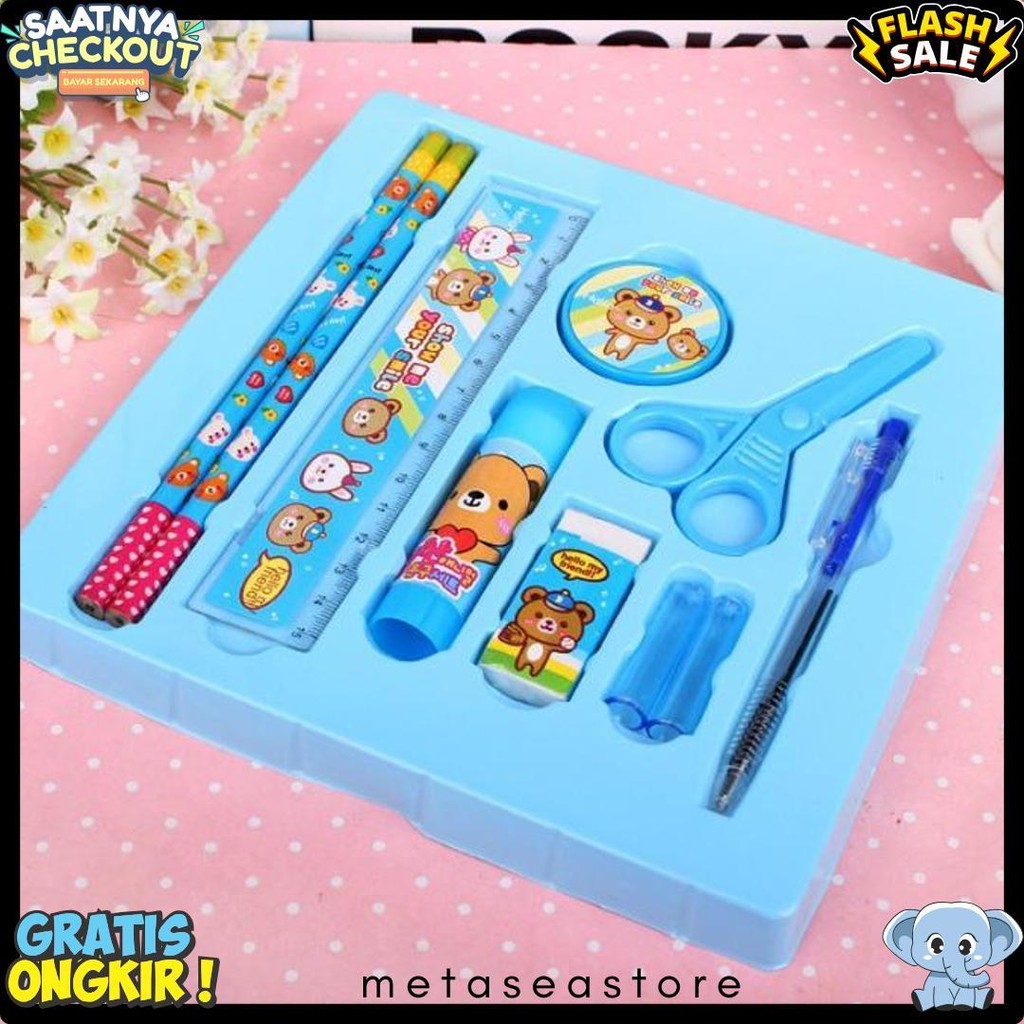 

Ss Paket Alat Tulis Set 8In1 Stationery Set Study Set Anak Karakter Set Alat Tulis Anak Tk Diskon Setengah Harga