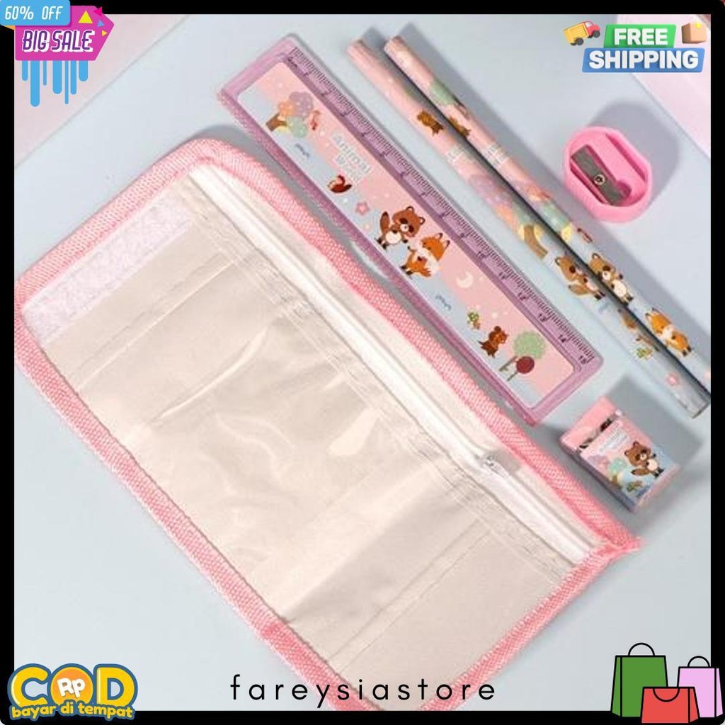 

Promo Kekinian - S5926 Stationery Set / Alat Tulis Set 6 In 1 Hadiah Souvenir / Paket Alat Tulis + Dompet Anak / Alat Tulis Set Karakter Terlaris! Produk Ini Banyak Dicari