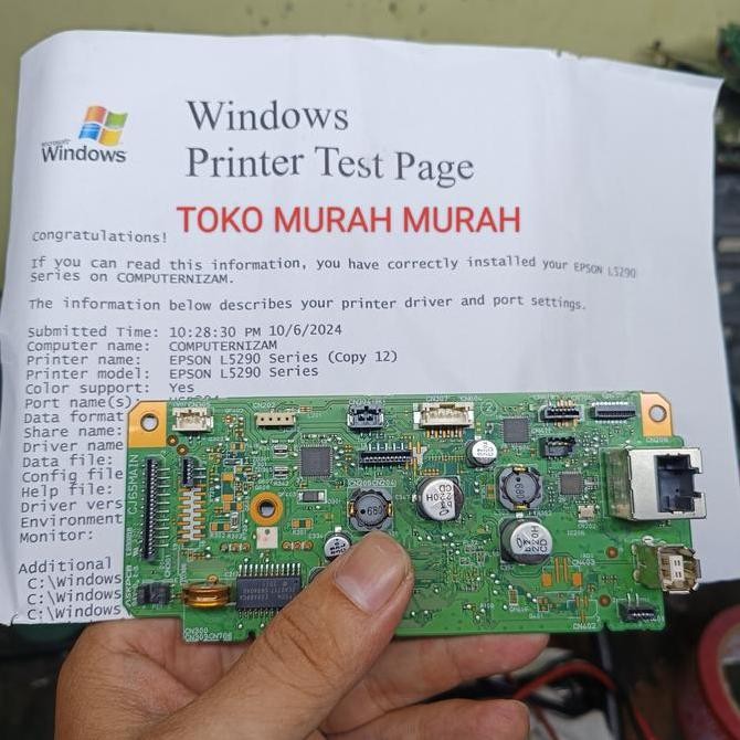 Mainboard Second Printer Epson L5290 Kondisi normal mainboard L 5290 murah