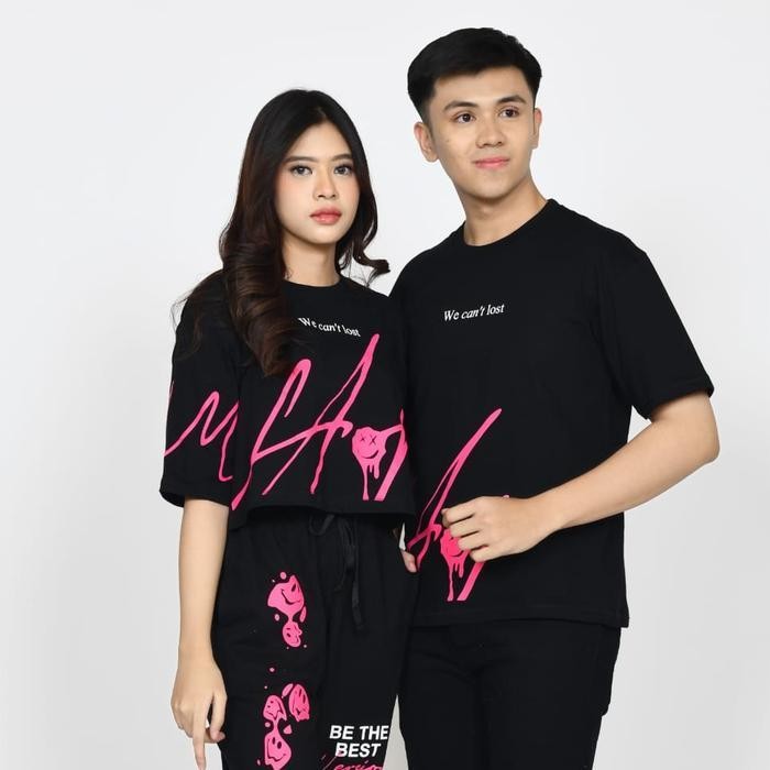 ZCS Kaos Croptop Oversize - Kaos Distro Unisex - Kaos Atasan Oblong Cotton Combed 24s - Varian Hope 