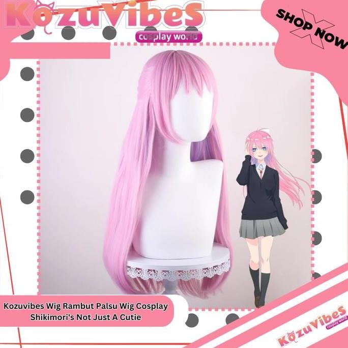 BARU  Kozuvibes Wig Rambut Palsu Wig Cosplay Shikimori's Not Just A Cutie