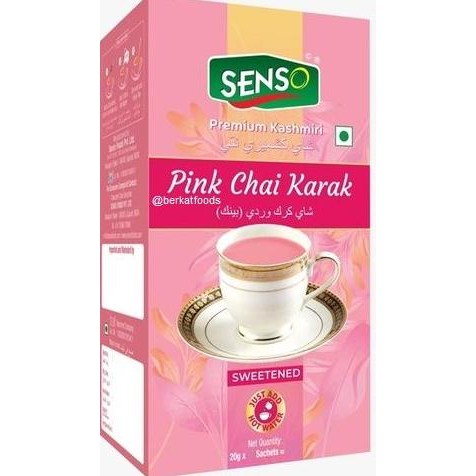 

paling diminati] Instant Pink Chai Karak Tea Senso / Premium Kashmiri / Teh Susu Rempah Manis India