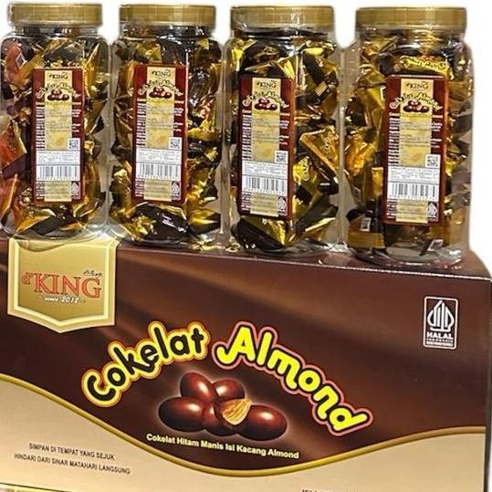 

Dus Coklat Almond Isi 4 Toples Almond Utuh - Cemilan Kacang Almond Termurah