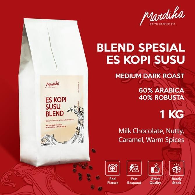 

ES Kopi Susu BLEND 1kg - Kopi Susu Premium Mardika Coffee Termurah