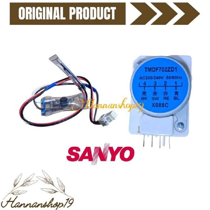 Timer kulkas Sanyo + Fuse fius kulkas Sanyo / bmetal bimetal kulkas Sanyo + Timer kulkas / defrost d