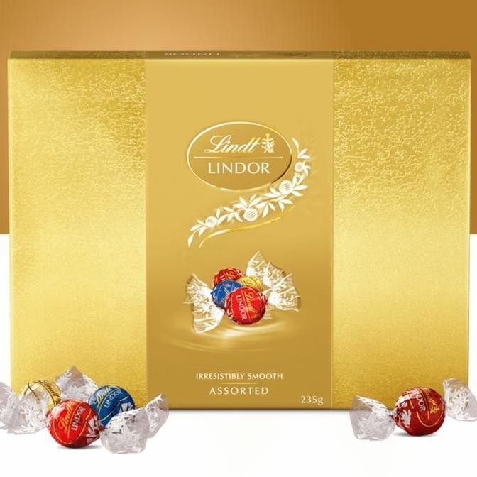 Lindt Lindor Assorted Chocolate Gift Box Cokelat Praline Import Premium Termurah