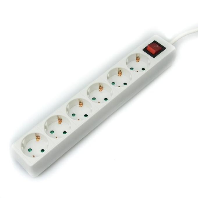 Sale Stop Kontak Krisbow Azko 6 Lubang Kw2-300 - Colokan Listrik Terminal Putih