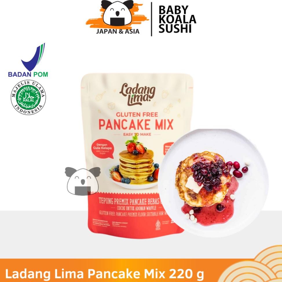 

Ladang Lima Pancake Mix With Coconut Sugar 220 G Halal