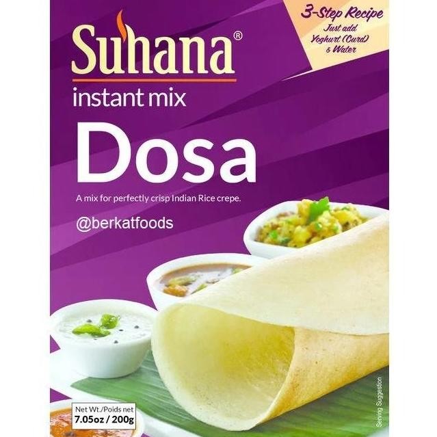 

#@#@#@#@] Instant Mix Dosa Suhana / Premix Crisp Indian Rice Crepe India Halal