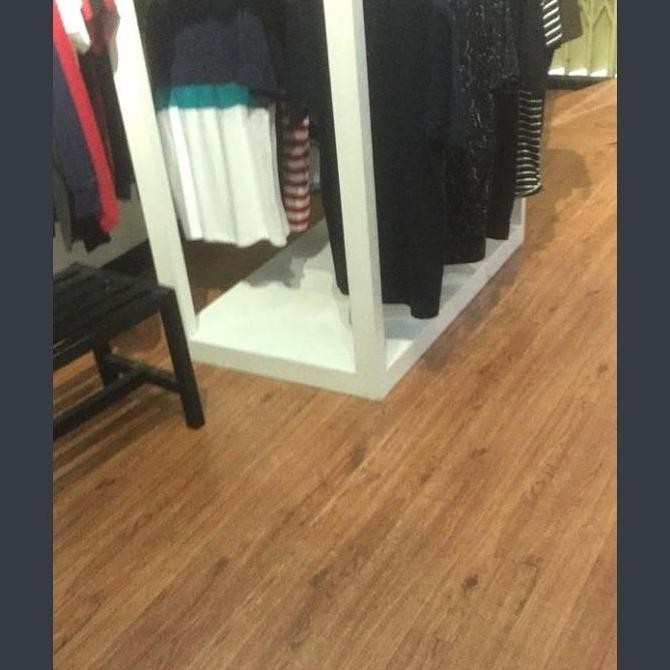 Lantai Vinyl karpet Korea Vinil - Vynil Kayu embossed