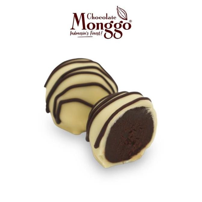 

Mix Truffle Dark Chocolate & White Coffee 5 pcs Chocolate Monggo Premium Termurah