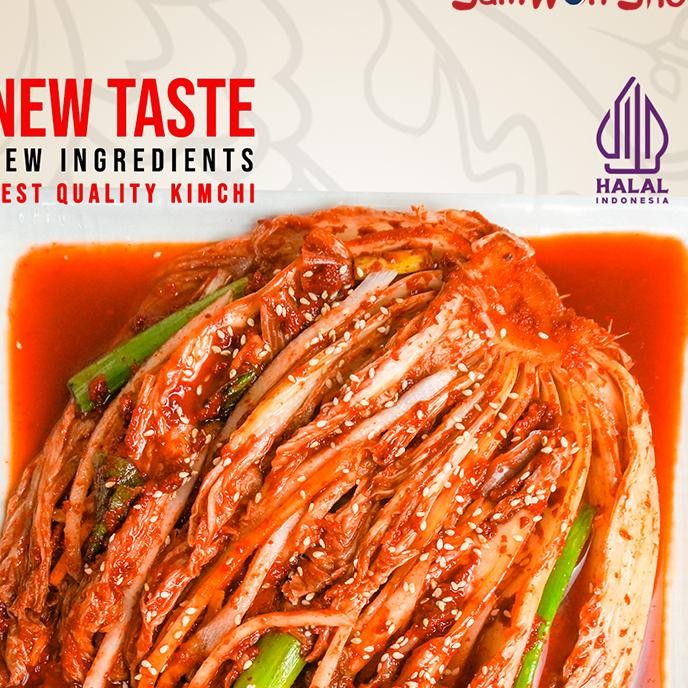 

Samwon Kimchi Sawi Bongkol Utuh Fresh 1 Kg Freshly Made Korean Food Makanan Korea Rasa Lezat