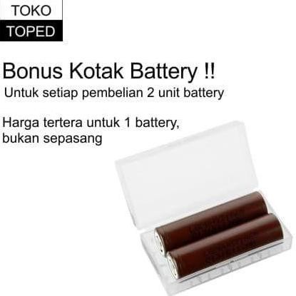 Sale Baterai 18650 Lg Hg2 3000Mah Rechargeable Original Cas Ulang