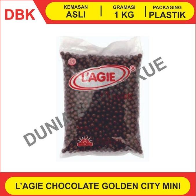 

Snack Cokelat Lagie Golden City Mini 1 Kg - Cemilan Coklat Enak & Murah Termurah