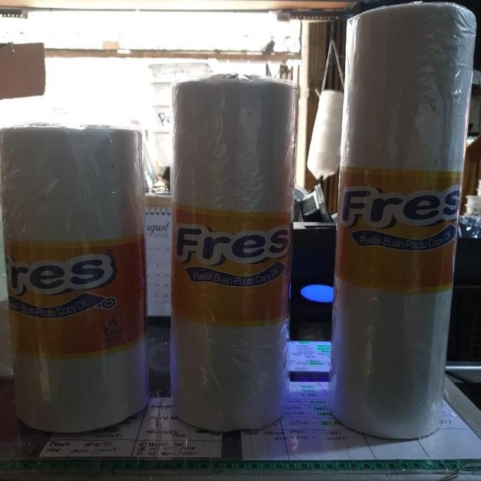 Plastik roll buah plastik fopi hd embossed uk 25x38 30x45 35x50