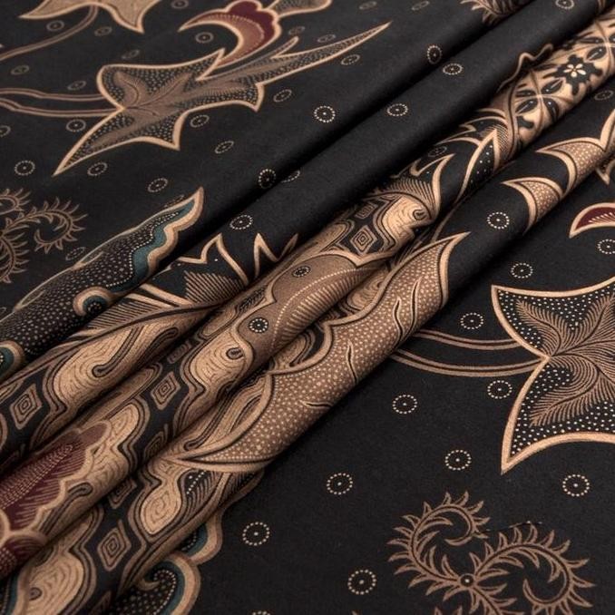 Enzy Batik Kain Batik Anargya - Black