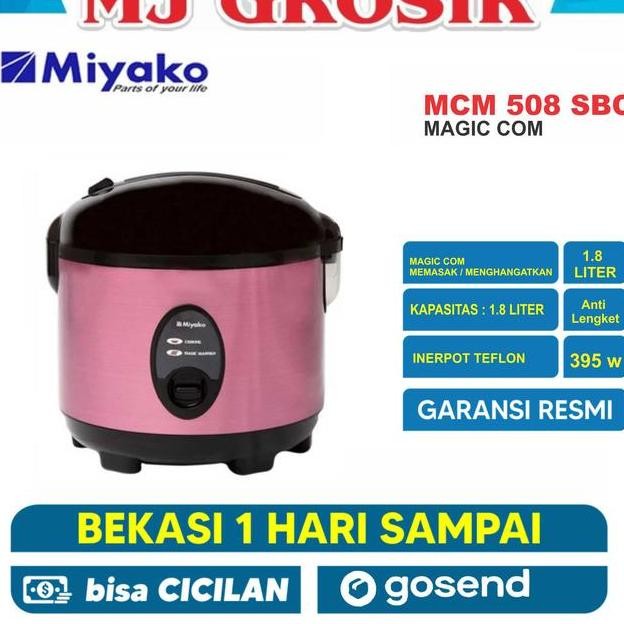 Magic Com Miyako Mcm 5 Sbc Teflon 1.8 Liter Rice Cooker