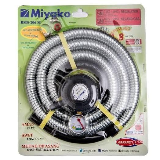 Sale Regulator Gas Miyako Rms-206M Selang + Regulator Lpg Aman Dan Kuat