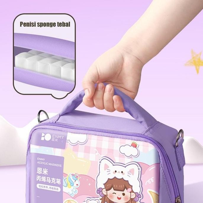 

ENMY Pen Penunjuk Akrilik Untuk Kantong Lukisan Acrylic Marker Pen Safe And Non-Toxic fiti Children's Water Color Pen