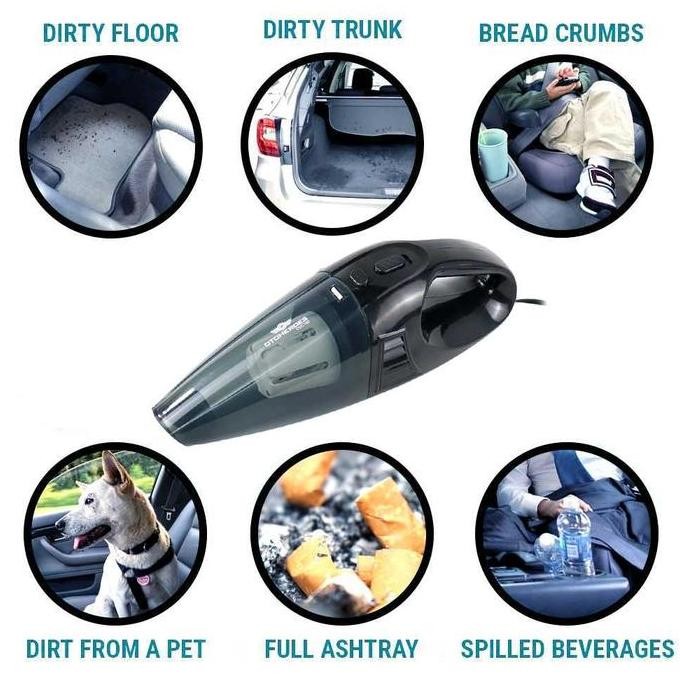 Vacuum Cleaner Mobil OTOHEROES CVC100 Vacuum Cleaner Penyedot Debu Mobil 70W 5.5KPA Wired - Vacuum C