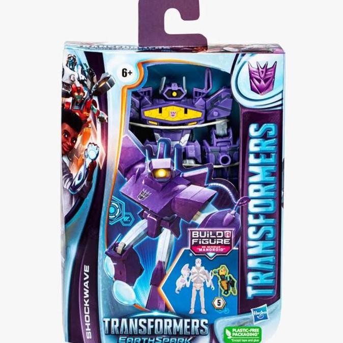Transformers EarthSpark Deluxe Shockwave BAF Dr. Meridian Mandroid