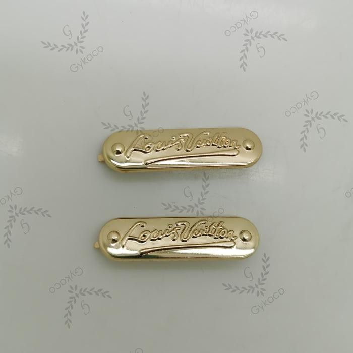 VA Variasi M025 (Logo Tancap Oval Merek LV)- Aksesoris Tas Fashion IMPORT