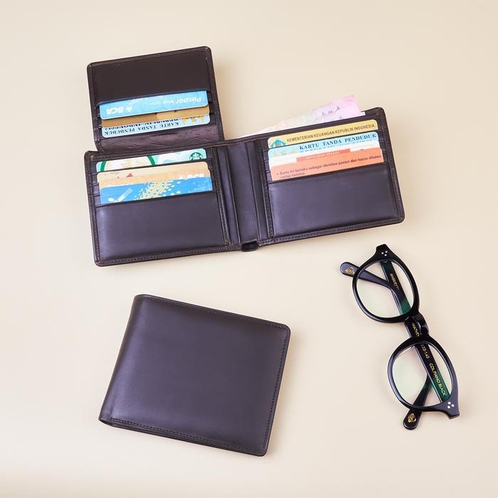 Dompet Kulit Pria Dompet Fossil Warna Hitam