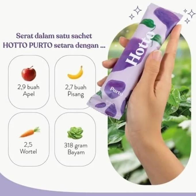 

Hotto Purto Multigrain 1 Pouch isi 16 Sachet With Purple Potato Hoto