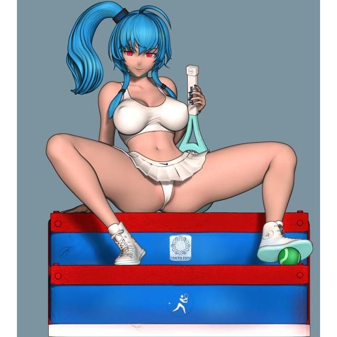 st louis azurlane tenis ver resin kit figure