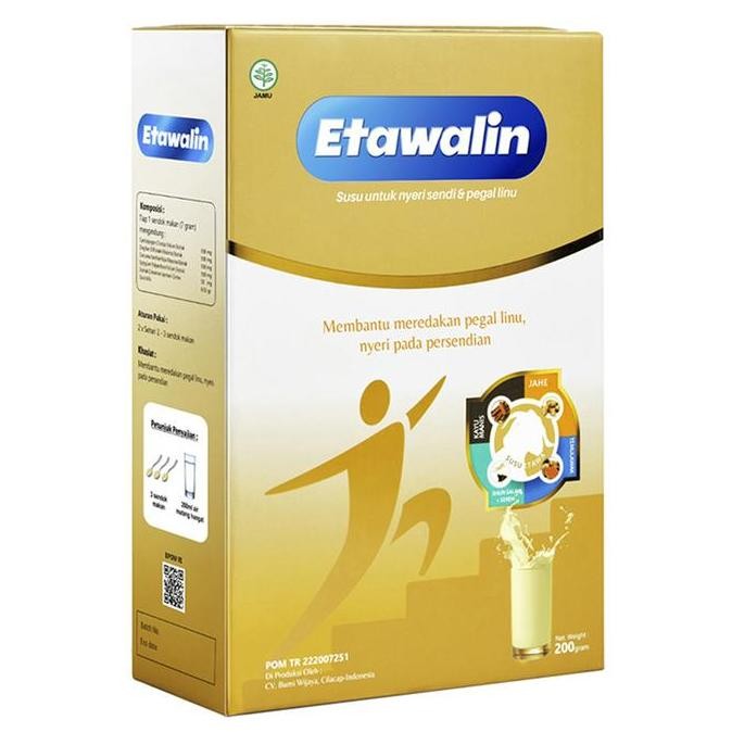

ETAWALIN 200 GR / SUSU NYERI SENDI & PEGAL LINU / KIMIA FARMA
