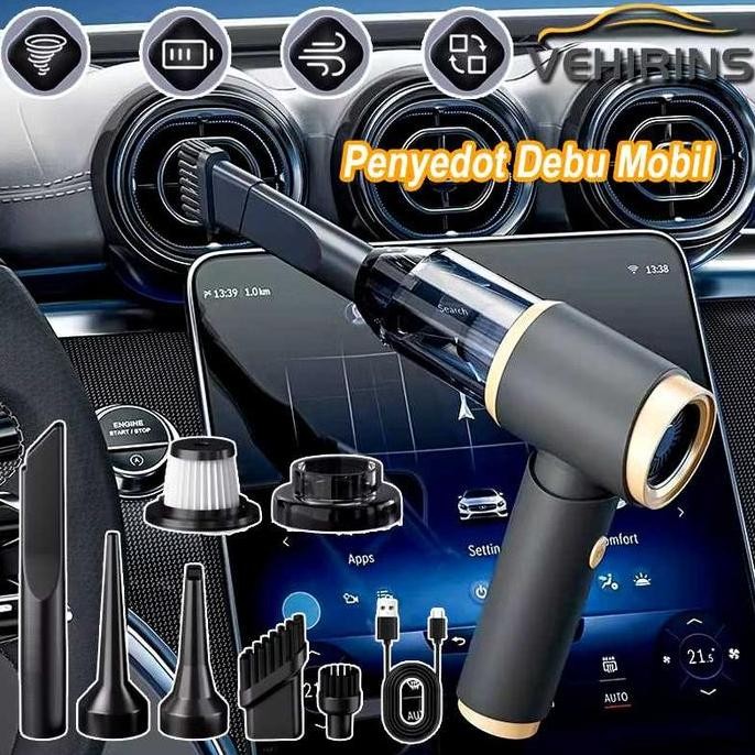 Vacuum Cleaner Portabel 7 IN 1 Tanpa Kabel / Penyedot Debu Vakum Serbaguna / Penghilang Tungau Kasur