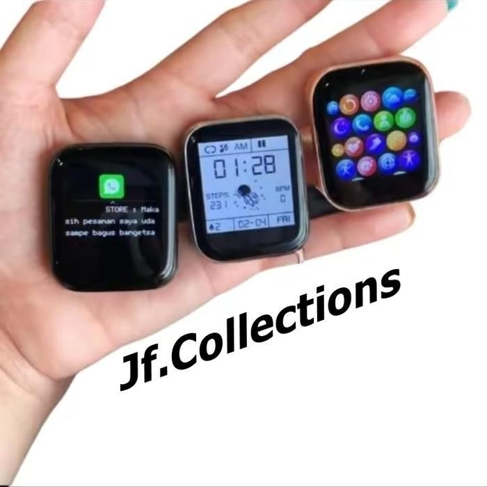 Zjs (Original Bergaransi) Jam Tangan Pintar Smartwatch Series 8 T500 / Watch T55 Layar Sentuh / Fitu