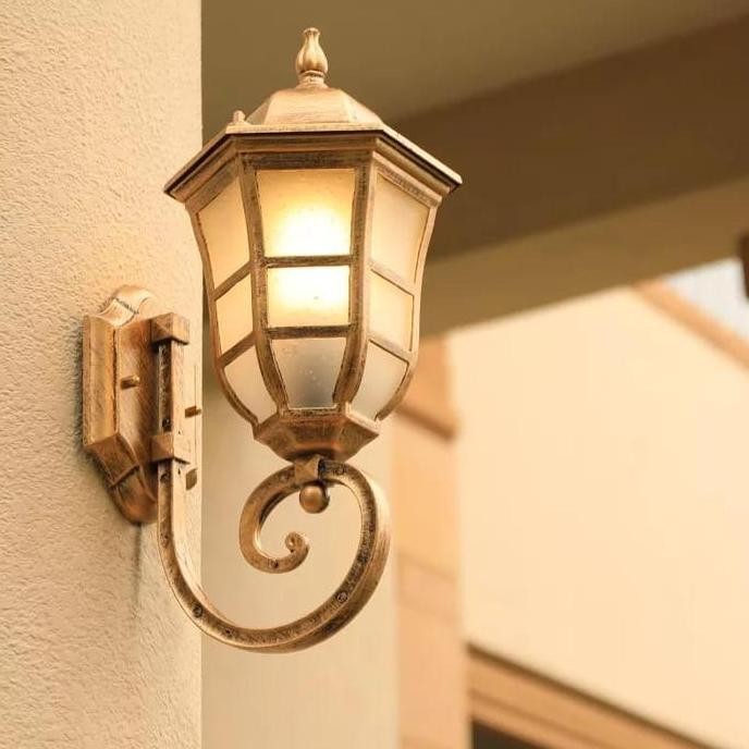 Lampu Dinding Klasik ,Lampu Tempel Outdoor