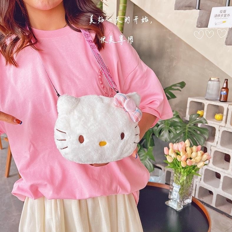 Kekinian littlekiddoss Tas selempang boneka hello kitty my melody lotso winnie the pooh tas bahu bon