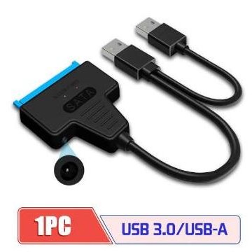 Stk Usb To Sata 2.0 / 3.0 With Power / Kabel Adapter Converter Usb To Sata Usb 2.0 / Usb 3.0