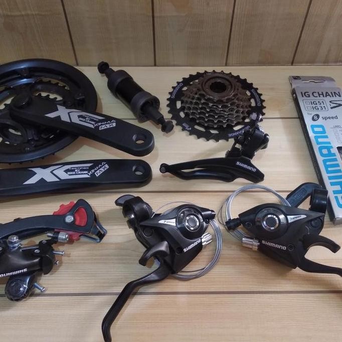 Groupset 7/8/9 Speed Model Shimano Tourney/Altus/Alivio For Mtb Kualitas Terbaik Harga Termurah