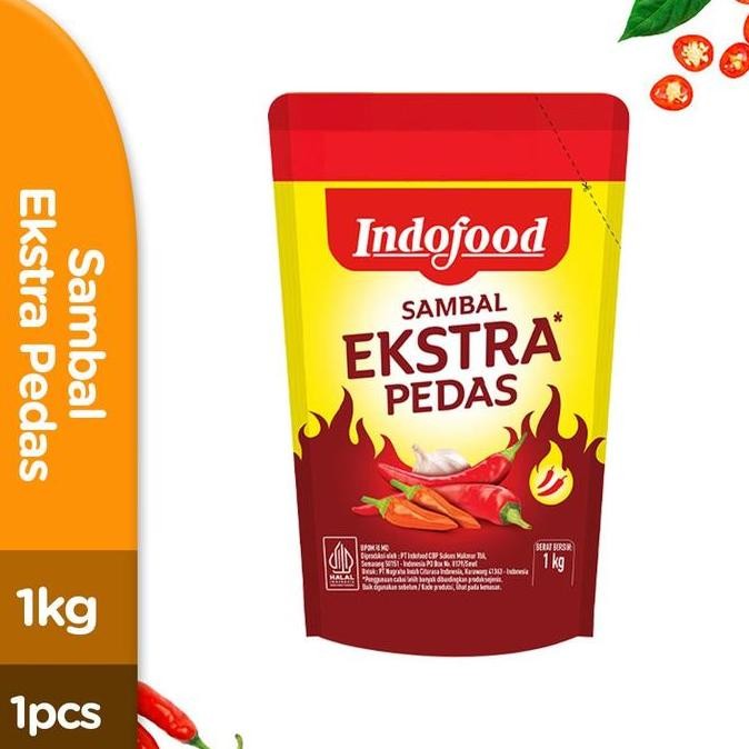 

Sambal Ekstra Pedas Pouch 1 Kg DS