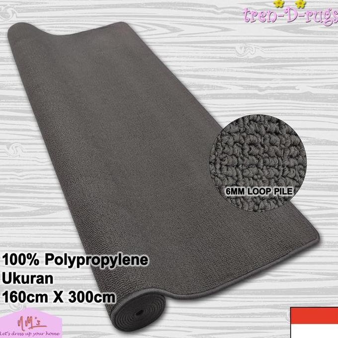 Karpet polos permadani bulu tebal alas ruang tamu minimalis jumbo NMs