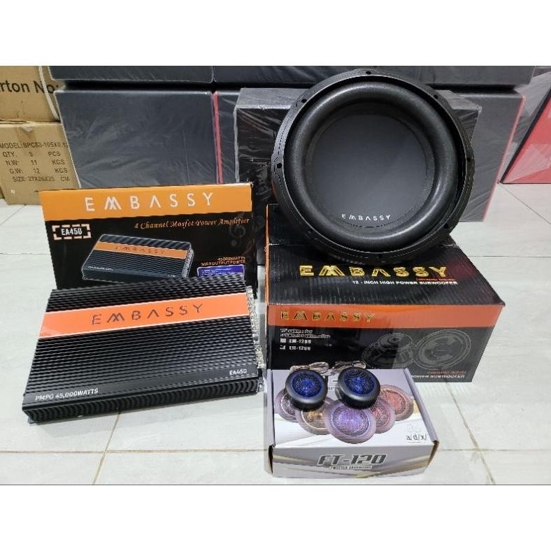 Terlaris Paket Audio Mobil Embassy 1289