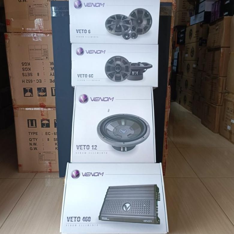 Terlaris Paket Audio Venom Veto Paket Komplit Audio Venom