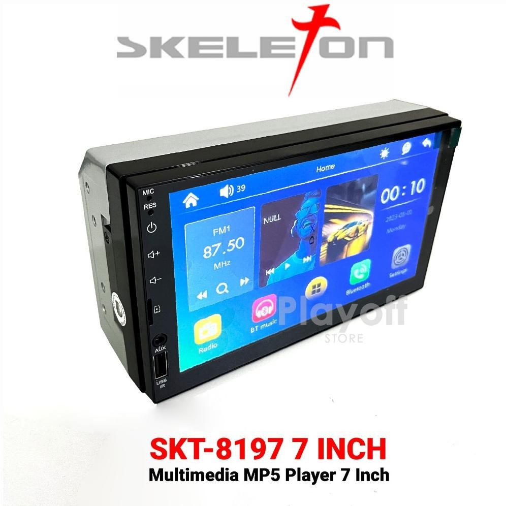 Terlaris Tape Mobil Double Din Mp5 Skeleton Head Unit Full Touch Screen Bluetooth Usb Mirrorlink