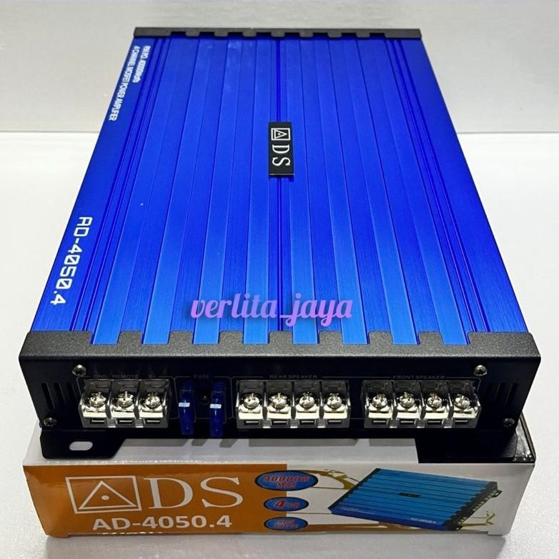 Terlaris Power Amplifier Mobil Ads Ad-4060.4 Ch 40000 Watt
