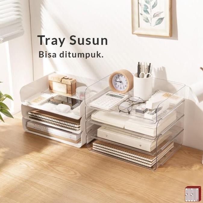 

Sale Tray Dokumen / Rak Kertas / Desktop Tray Organizer / Rak File Document